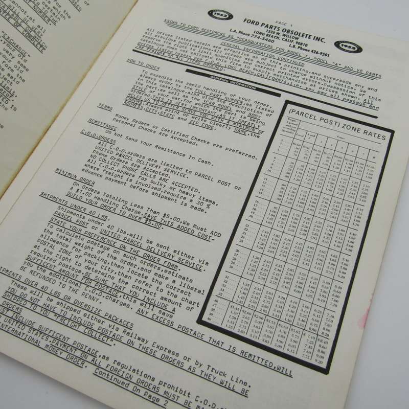 Cars Ford Parts Obsolete 3 in 1 combined catalogue for sale in Cape